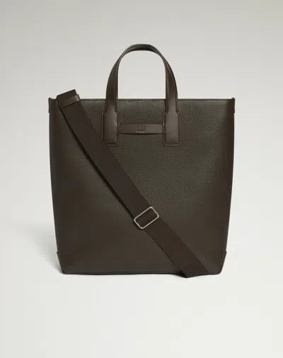 Dunhill 1893 Harness North South Tote Bag In Brown