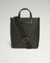 Dunhill 1893 Harness Small North South Tote Bag In Black