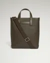 Dunhill 1893 Harness Small North South Tote Bag In Brown