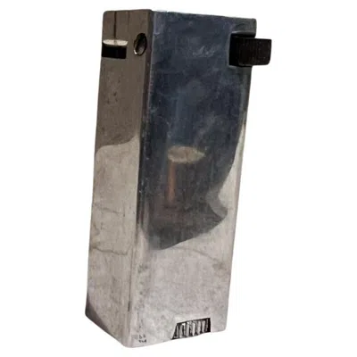 Pre-owned Dunhill 1940s Art Deco Cigarette Lighter Aluminum Block Lift Arm In Gray