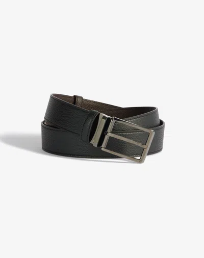 Dunhill 35mm Tongue Belt Gift Set In Black
