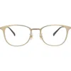 Dunhill 51mm Round Novelty Optical Glasses In Pattern
