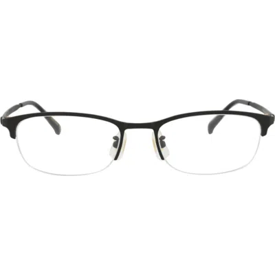 Dunhill 52mm Half Rim Rectangular Optical Glasses In Purple