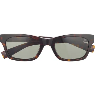 Dunhill 53mm Rectangular Sunglasses In Brown