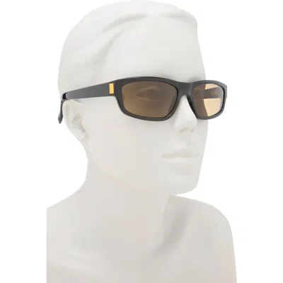 Dunhill 54mm Rectangular Sunglasses In Brown