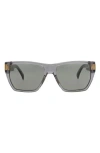 Dunhill 56mm Square Sunglasses In Gray