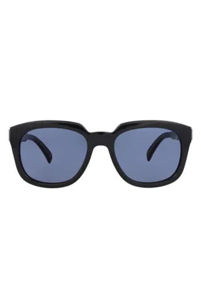 Dunhill 56mm Square Sunglasses In Blue