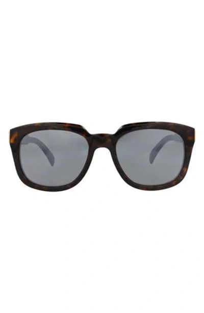 Dunhill 56mm Square Sunglasses In White