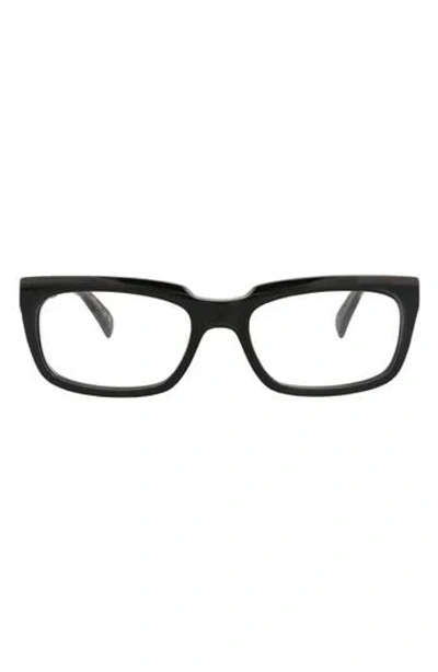 Dunhill 57mm Square Optical Glasses In Black