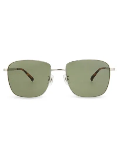 Dunhill 58mm Square Sunglasses In Silver