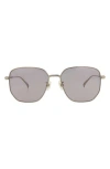 Dunhill Square-frame Titanium Sunglasses In Gray