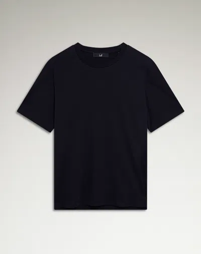 Dunhill Ad Cypher Cotton Short Sleeve T-shirt In Blue