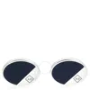 Dunhill Ad Hallmark Lacquer Cufflinks In Silver Tone
