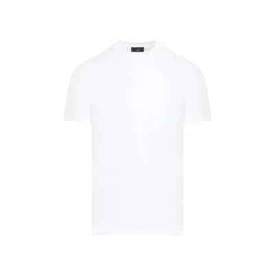 Dunhill Ad Insignia White Cotton T-shirt