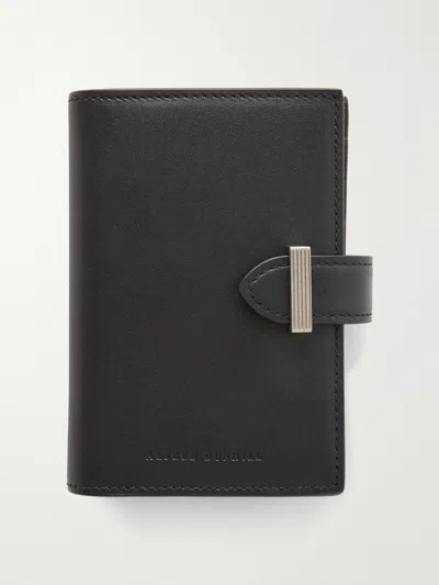 Dunhill Century Leather Cardholder In Black