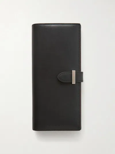 Dunhill Leather Billfold Wallet In Black