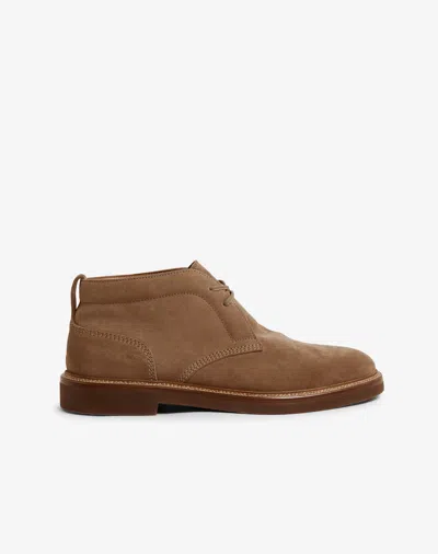 Dunhill Apsley Desert Boots In Brown