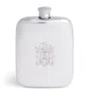 Dunhill Armorial Flask In Silver