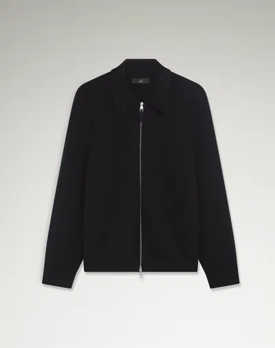 Dunhill Athluxury Cotton Cashmere Track Jacket In Blue