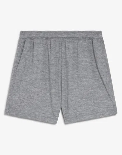 Dunhill Athluxury Wool Jersey Shorts In Grey