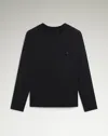 DUNHILL ATHLUXURY WOOL LONG SLEEVE T-SHIRT