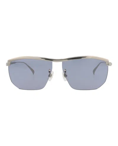 Dunhill Aviator-frame Titanium Sunglasses