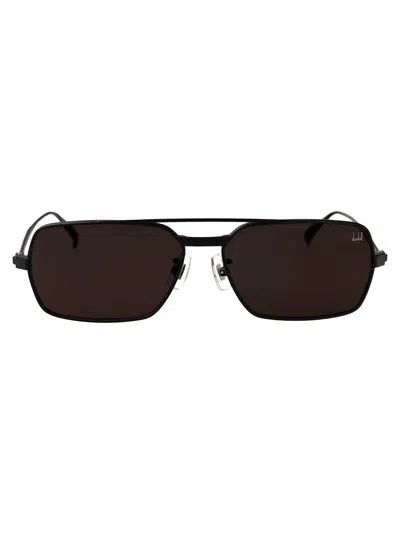 Dunhill Aviator Sunglasses Du0076 S 001 In Black