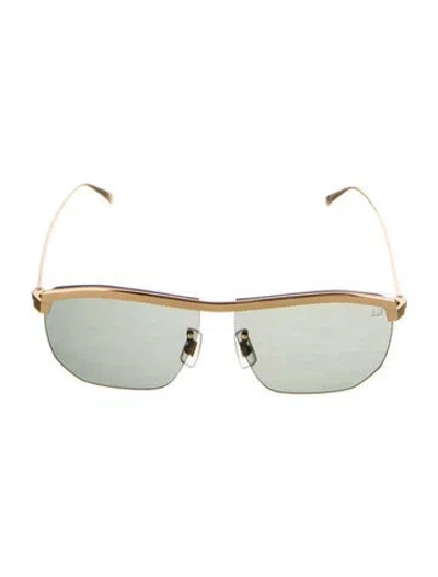 Pre-owned Dunhill Aviator Tinted Sunglasses In Black