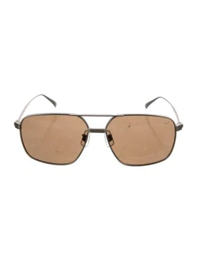 Pre-owned Dunhill Aviator Tinted Sunglasses In Neutrals