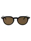 Dunhill Black Acetate Sunglasses In Black