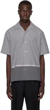 Dunhill Black & White Check Shirt In Black White 121