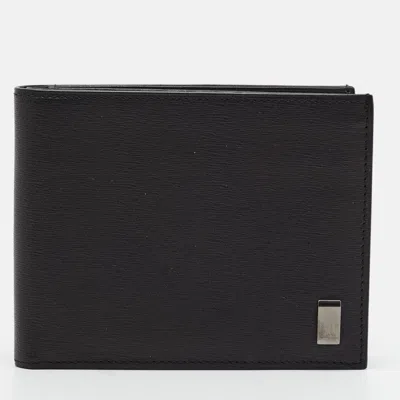 Pre-owned Dunhill Black Leather Bifold Wallet