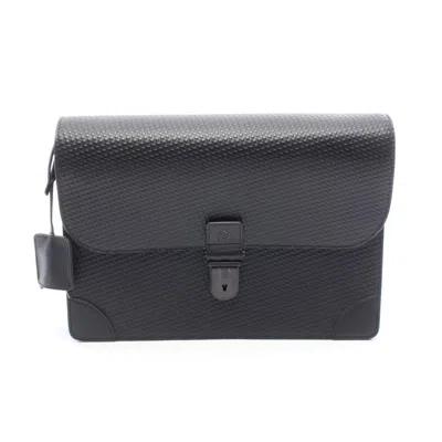 Pre-owned Dunhill Black Leather Clutch Bag ()