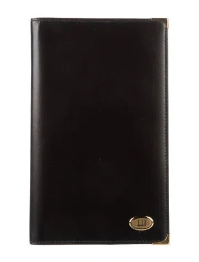 Pre-owned Dunhill Black Leather  Passport Case