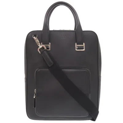 Pre-owned Dunhill Black Leather Shoulder Bag ()