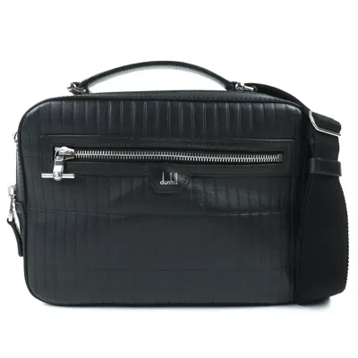 Pre-owned Dunhill Black Leather Shoulder Bag ()