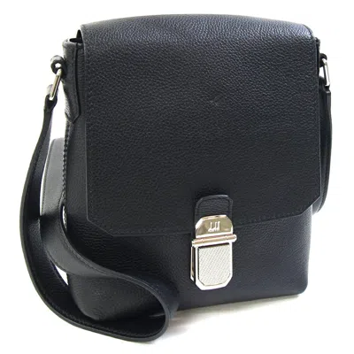 Pre-owned Dunhill Black Leather Shoulder Bag ()