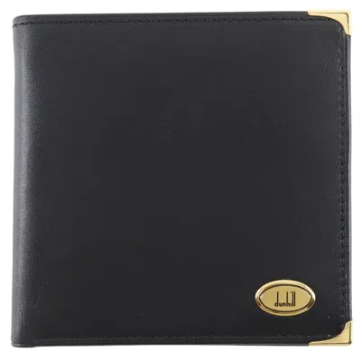 Pre-owned Dunhill Black Leather Wallet (bi-fold) ()