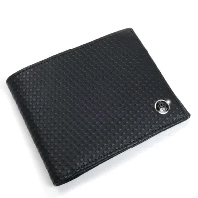Pre-owned Dunhill Black Leather Wallet (bi-fold) ()