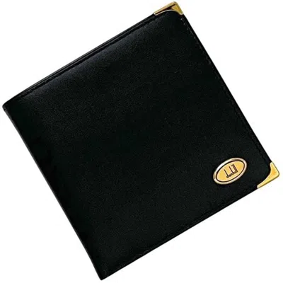 Pre-owned Dunhill Black Leather Wallet (bi-fold) ()