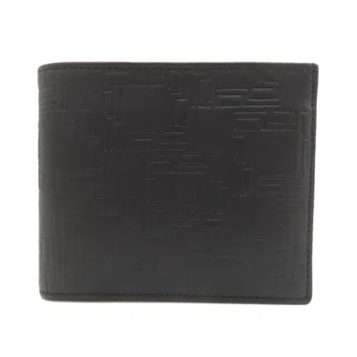 Pre-owned Dunhill Black Leather Wallet (bi-fold) ()