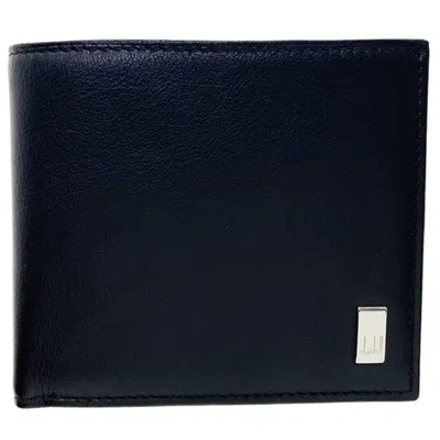 Pre-owned Dunhill Black Leather Wallet (bi-fold) ()