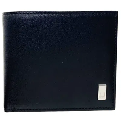 Pre-owned Dunhill Black Leather Wallet (bi-fold) ()