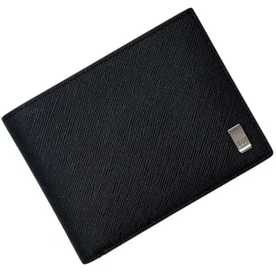 Pre-owned Dunhill Black Leather Wallet (bi-fold) ()
