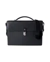 Dunhill Black Logo Handbag In Black