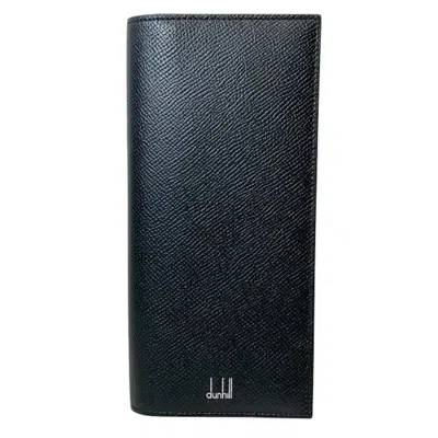 Pre-owned Dunhill Black Long Wallet (bi-fold) ()