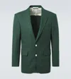 Dunhill Bourdon Cotton Blazer In Green