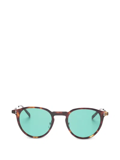 Dunhill 圆形镜框太阳眼镜 In Brown