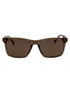 Dunhill Brown Acetate Sunglasses In Black