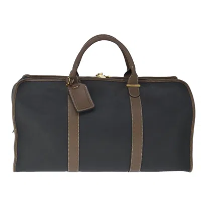 Pre-owned Dunhill Brown Canvas Travel Bag ()